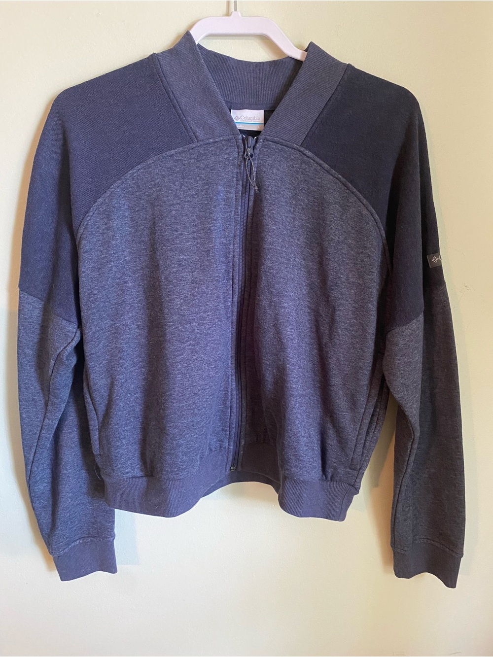 Columbia Blue Zip Up Lodge Jacket